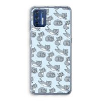 Poezen: Motorola Moto G9 Plus Transparant Hoesje
