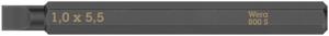 Wera 800 S sleufbits voor slagschroevendraaier, 1 x 5.5 x 70 mm - 05018141001