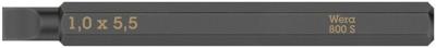 Wera 800 S sleufbits voor slagschroevendraaier, 1 x 5.5 x 70 mm - 05018141001