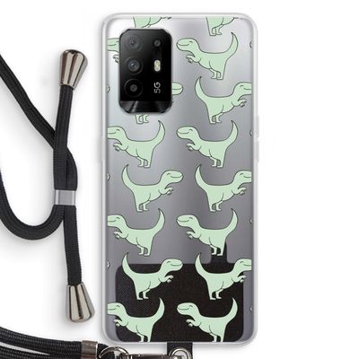 Dinos: Oppo A95 5G Transparant Hoesje met koord