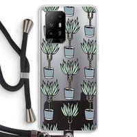 Boompje: Oppo A95 5G Transparant Hoesje met koord