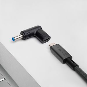 Akyga AK-ND-C09 tussenstuk voor kabels USB-C 4.5 x 3.0 mm Zwart