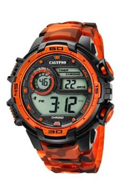 Horlogeband Calypso K5723-5 Kunststof/Plastic Oranje 23mm