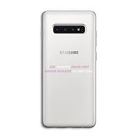 uw waarde daalt niet: Samsung Galaxy S10 4G Transparant Hoesje