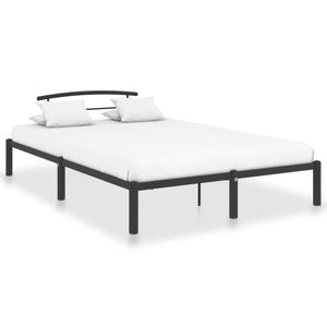 Bedframe metaal zwart 140x200 cm