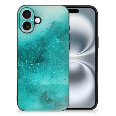 Kleurrijke Telefoonhoesje iPhone 16 Painting Blue Kleurrijke Telefoonhoesje iPhone 16 Painting Blue