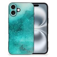 Kleurrijke Telefoonhoesje iPhone 16 Painting Blue