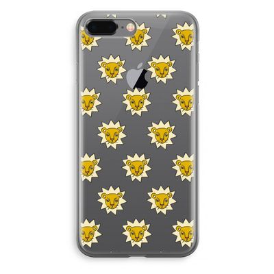 Leeuwenkoppen: iPhone 8 Plus Transparant Hoesje