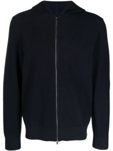 Theory hoodie zippé à manches longues - Bleu