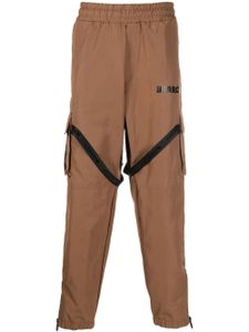 BARROW pantalon cargo à logo imprimé - Marron