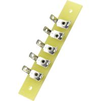 TRU COMPONENTS Soldeerlijst Enkele rij Totaal aantal polen 5 Epoxide (l x b x h) 59 x 10 x 1.6 mm 1 stuk(s)