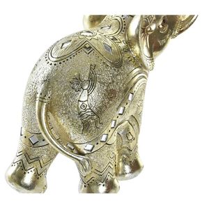 Items Olifant dierenbeeld - goud - polyresin - 24 x 10 x 24 cm - home decoratie - Beeldjes