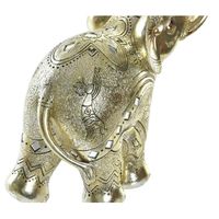Items Olifant dierenbeeld - goud - polyresin - 24 x 10 x 24 cm - home decoratie - Beeldjes - thumbnail