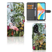 Telefoonhoesje met Pasjes voor OPPO Reno8 T 5G Jungle - thumbnail