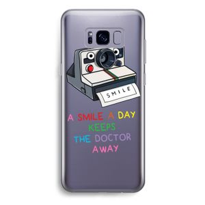 Smile: Samsung Galaxy S8 Plus Transparant Hoesje