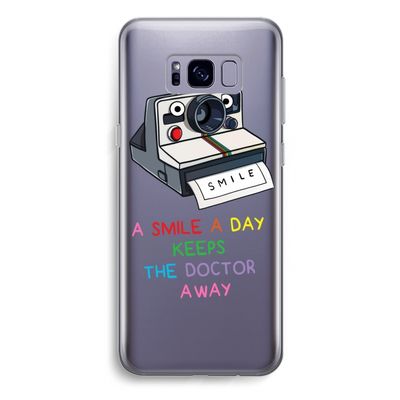 Smile: Samsung Galaxy S8 Plus Transparant Hoesje