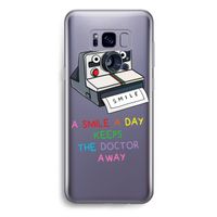 Smile: Samsung Galaxy S8 Plus Transparant Hoesje