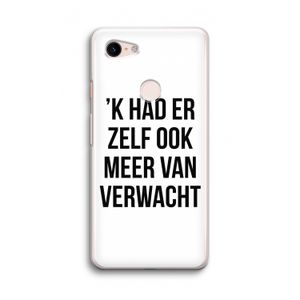 Meer verwacht: Google Pixel 3 Transparant Hoesje