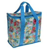Excellent Houseware Medium size koeltas - Tropical blauw - 34 x 16 x 36 cm - 16 liter