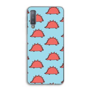 Dinosawrr: Samsung Galaxy A7 (2018) Transparant Hoesje