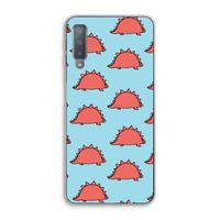 Dinosawrr: Samsung Galaxy A7 (2018) Transparant Hoesje
