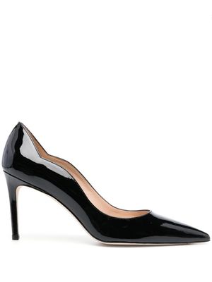 Stuart Weitzman escarpins en cuir à bout pointu - Noir