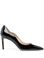 Stuart Weitzman escarpins en cuir à bout pointu - Noir