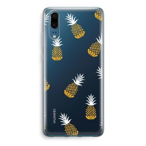 Ananasjes: Huawei P20 Transparant Hoesje