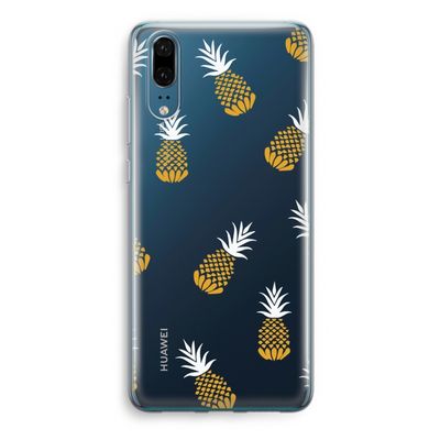 Ananasjes: Huawei P20 Transparant Hoesje