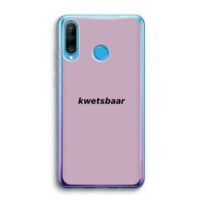 kwetsbaar: Huawei P30 Lite Transparant Hoesje