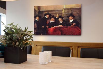 4cm frame canvas gevernist 100x180 cm