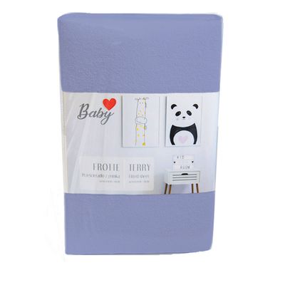 Carbotex Hoeslaken Terry 60 X 120 Cm Katoen Blauw Carbotex Hoeslaken Terry 60 X 120 Cm Katoen Blauw