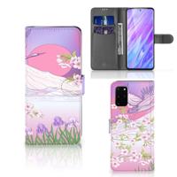 Samsung Galaxy S20 Plus | Telefoonhoesje | Met pasjeshouder | Bird Flying