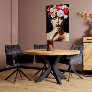 Eetkamertafel Denver | Rond | Mangohout | 120 cm STF-1010