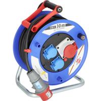 Brennenstuhl 1237980 Kabelhaspel 30.00 m Zwart CEE-stekker 16 A 5-polig