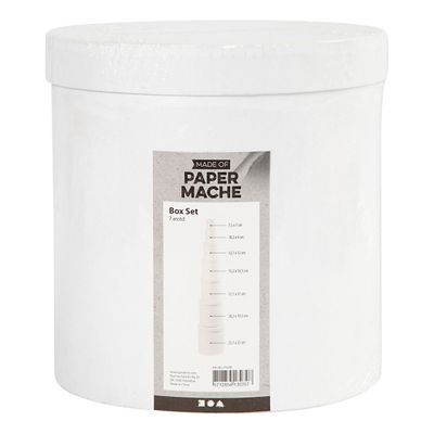 Creativ Company Ronde dozen wit, 7st.