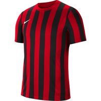 Nike Striped Division IV Voetbalshirt Rood Zwart - thumbnail