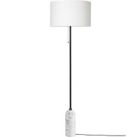 Gubi Gravity Vloerlamp - Wit marmer & Wit