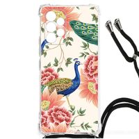 Case Anti-shock voor Samsung Galaxy A53 Pink Peacock - thumbnail