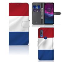 Motorola One Action | Bookstyle Case | Nederlandse Vlag