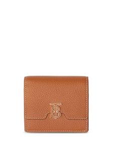 Burberry portefeuille pliant à plaque TB - Marron