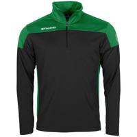 Stanno 408015 Pride 1/4 Zip Top - Black-Green - XXL