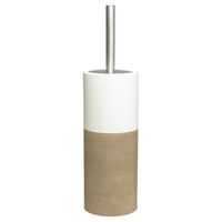 Toiletborstelhouder Sealskin Doppio 10,1 x 26,2 cm Porselein Zand