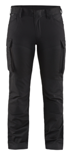 Blåkläder Dames service werkbroek stretch 71471830 | Zwart | Maat 50 - 7330509729229