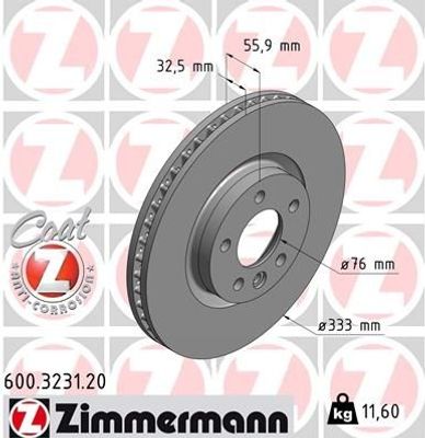 Remschijf Coat Z 600323120
