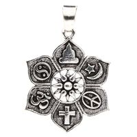 Hanger Lotus met Religieuze Symbolen - thumbnail