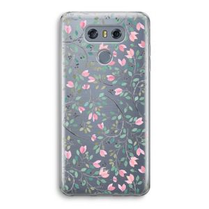 Sierlijke bloemen: LG G6 Transparant Hoesje