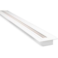 Spanningsrail - Prixa - 1 Fase - Inbouw - Aluminium - Wit - 1 Meter