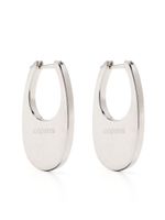 Coperni boucles d'oreilles Medium Swipe à logo - Argent