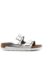 Birkenstock claquettes à boucles - Métallisé - thumbnail